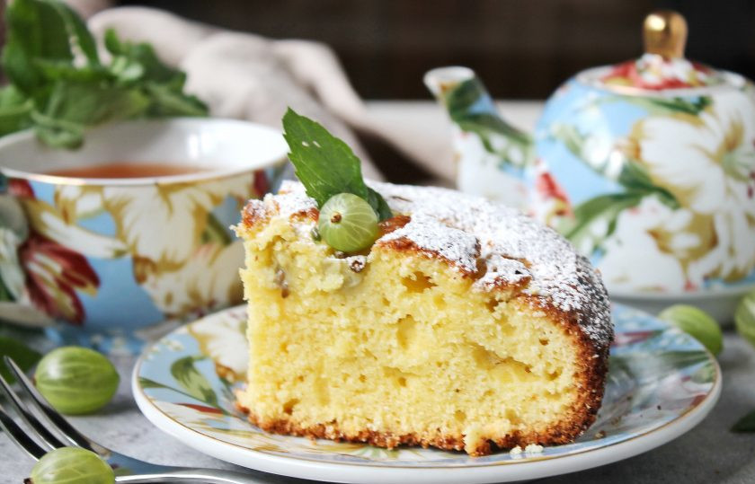 1. Этап. Пирог с крыжовником и творогом: Приятного аппетита!