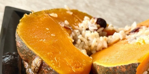 1. Этап. Тыква Жаба с рисом и сухофруктами: И, собственно, вот!