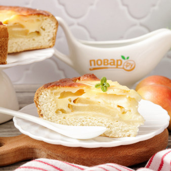 Цветаевский пирог с грушами