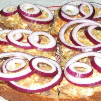 Форшмак с морковью и плавленным сыром