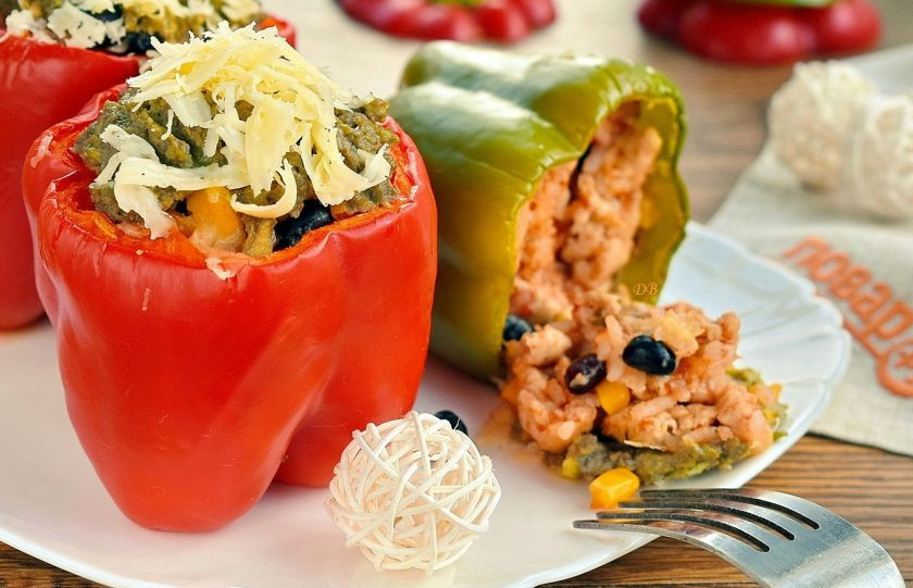 1. Этап. Перцы Тако: Подавайте готовые перцы 