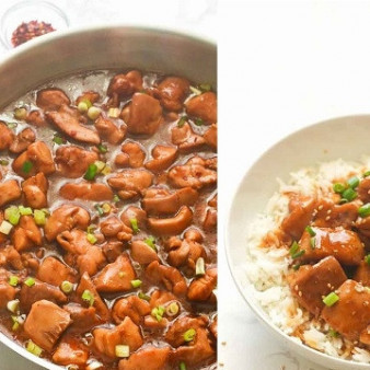 Курица с бурбоном