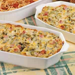 Ham and Asparagus Spaghetti Casserole
