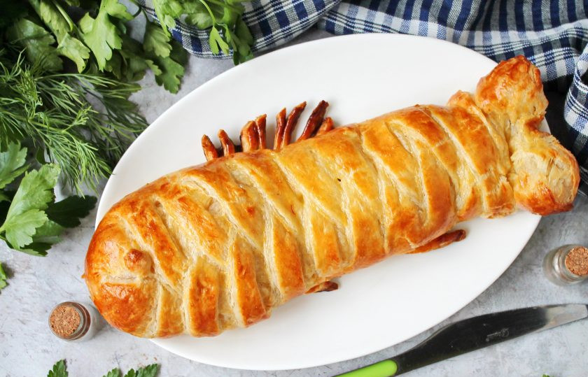 1. Этап. Пирог с муксуном: Приятного аппетита!