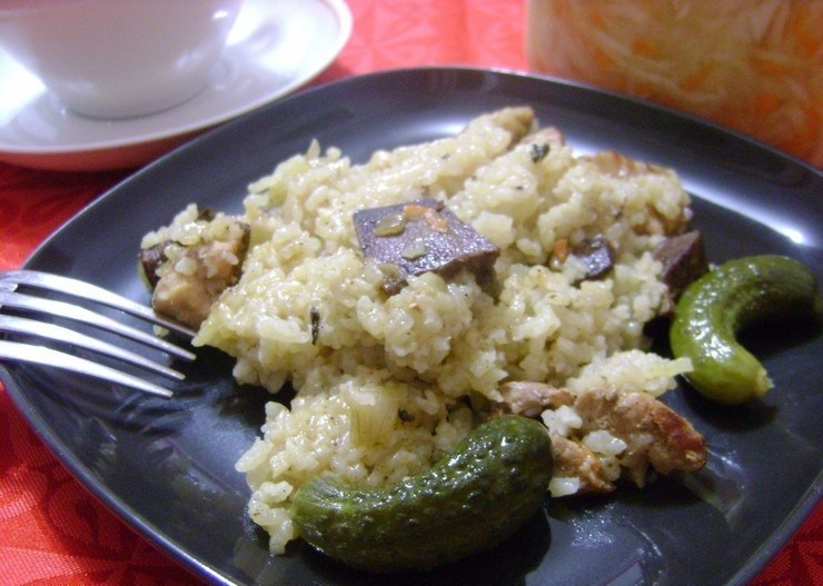 1. Этап. Печень со свининой: Поставьте режим 