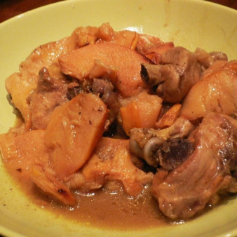 Курочка с айвой и медом