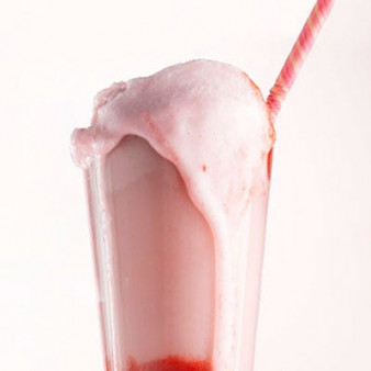 Strawberry Ice Cream Float