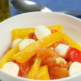 Салат из запеченных перцев