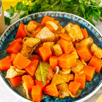 Мясо с тыквой