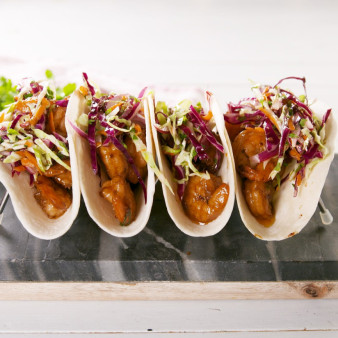 Cajun Butter Shrimp Tacos