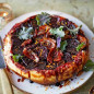 Beetroot & red onion tarte tatin