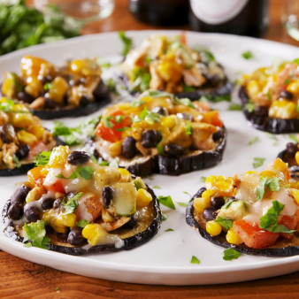 Eggplant Tostadas