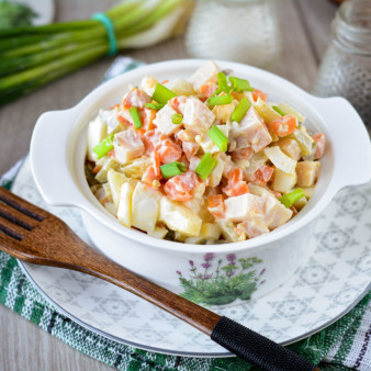 Салат с карбонатом