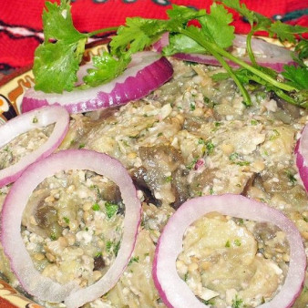Пхали из баклажанов