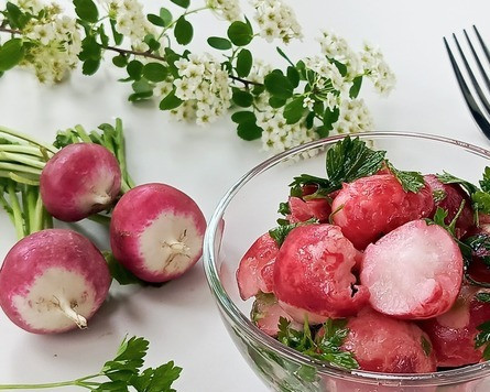 1. Этап. Битый редис: Легко, свежо, вкусно!