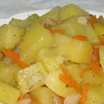 Картошка с морковью