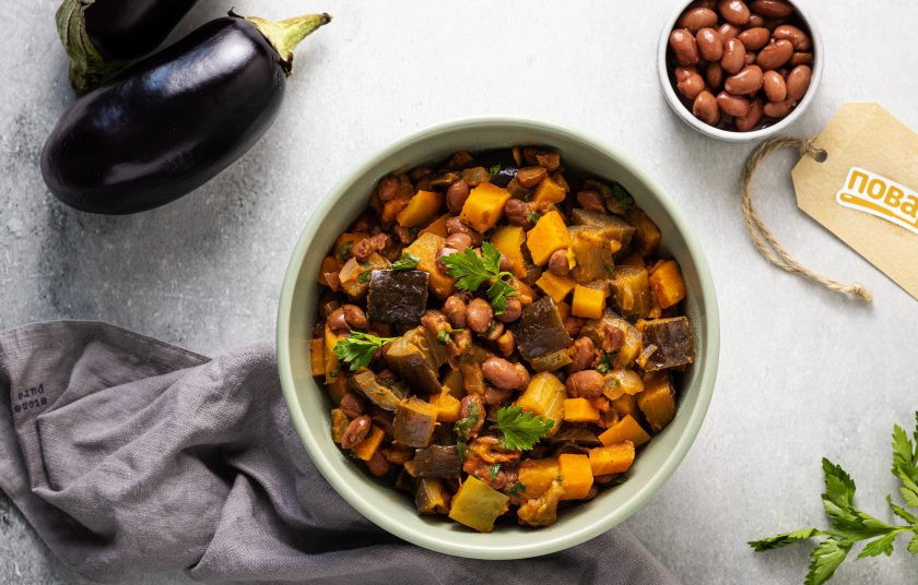 1. Этап. Лобио из баклажанов: Лобио из баклажанов готово, приятного аппетита!