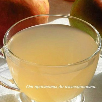 Яблочно-грушевый кисель