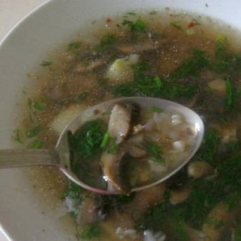 Гречневый суп без мяса