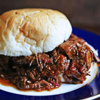 Braised BBQ Beef Sandwich