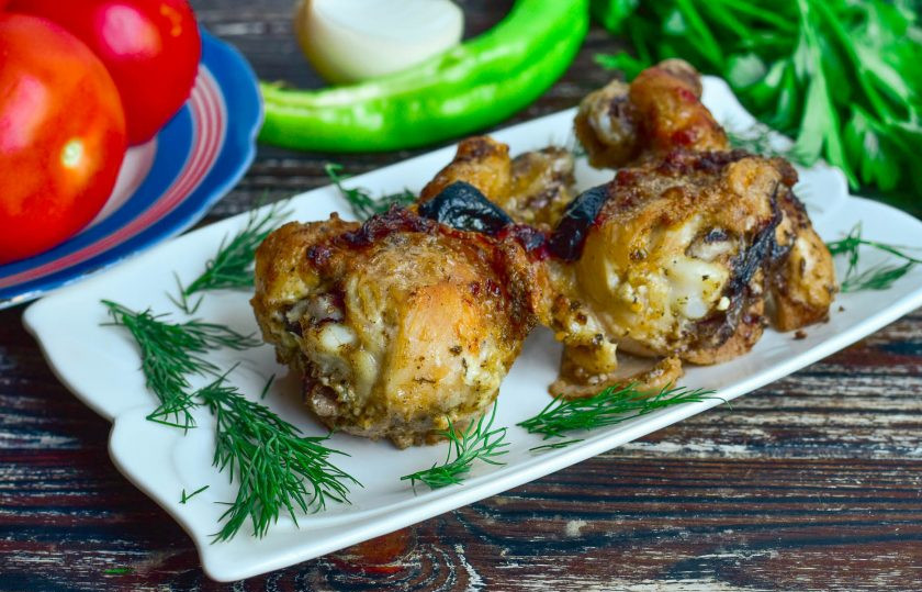 1. Этап. Куриные ножки с черносливом: Куриные ножки с черносливом готовы! Приятного аппетита!