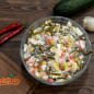 Крабовый салат с морской капустой