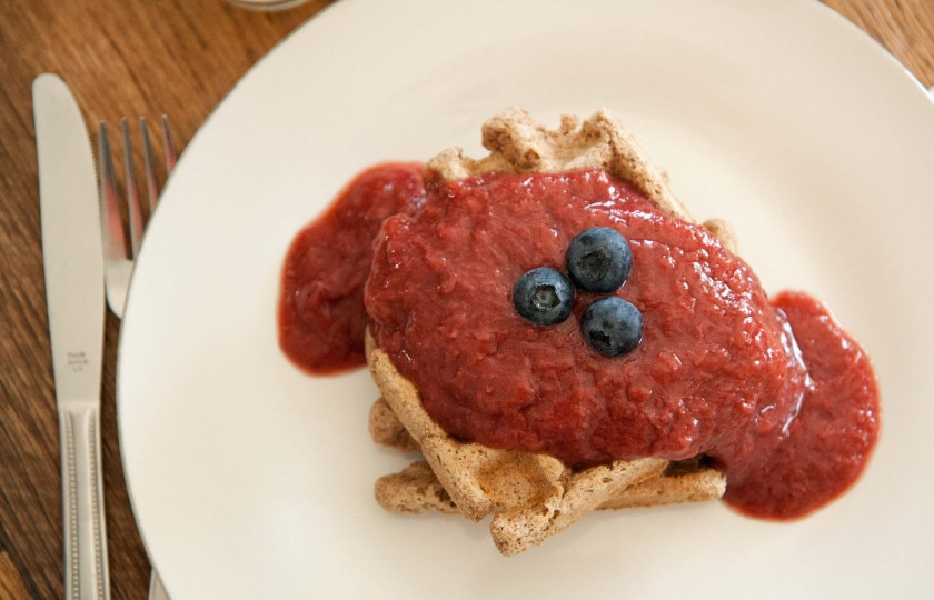 1. Этап. Толстые вафли: 4. Приятного аппетита!