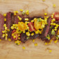 Grilled Skirt Steak with Corn-Tomato Salsa
