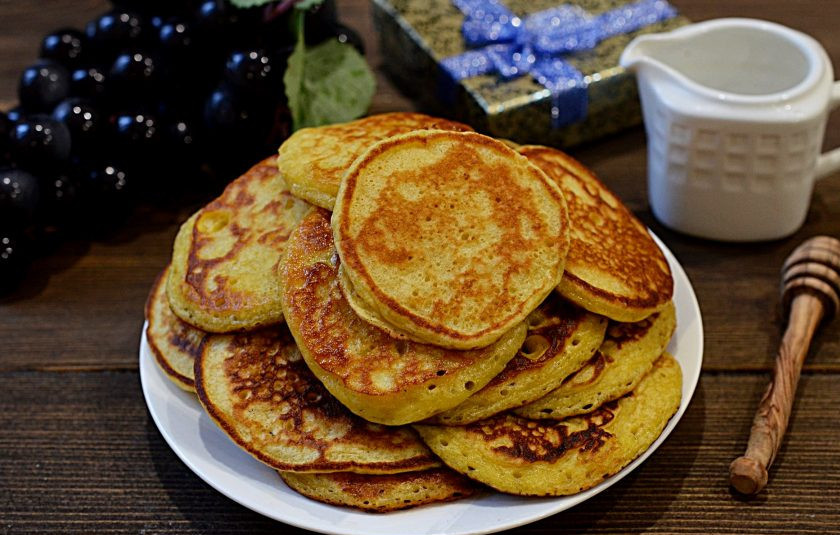 1. Этап. Панкейки с кокосовой мукой: Приятного аппетита!