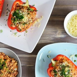 Творог с перцем и зеленью