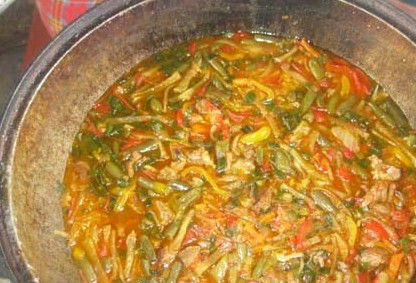 1. Этап. Лагман с капустой: Снять с огня, дать лагману постоять 10-15 минут.