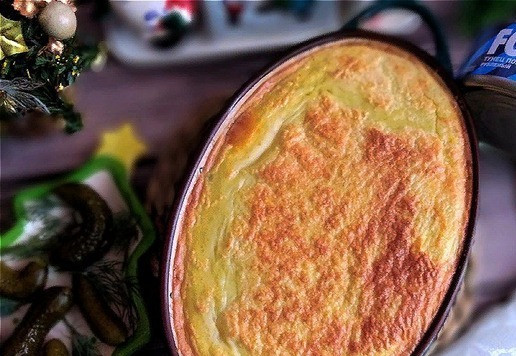 1. Этап. Картофельная запеканка с консервированным тунцом: Готова запеканка! Вот такая она красавица, а уж какая ароматная! Подаём горячей.