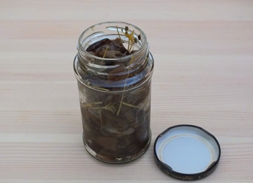 1. Этап. Засолка опят горячим способом: По истечении времени, грибы разложите в чистые, сухие банки. Закройте и и храните в прохладном месте.