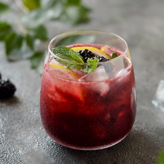 Лимонад из ежевики