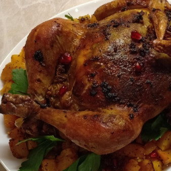 Курица, запеченная по-особому
