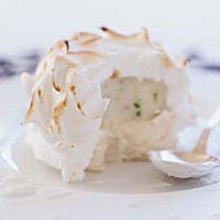 Minty Lime Baked Alaska