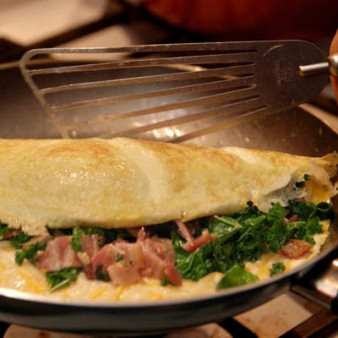 Creamy Kale Omelet a la Villere
