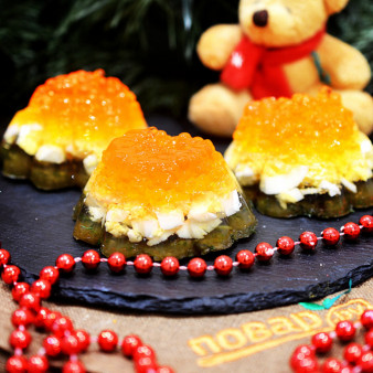 Заливное с икрой