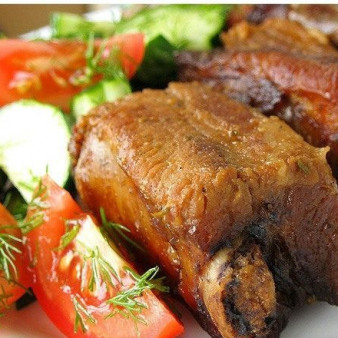 Свиные ребрышки в мультиварке