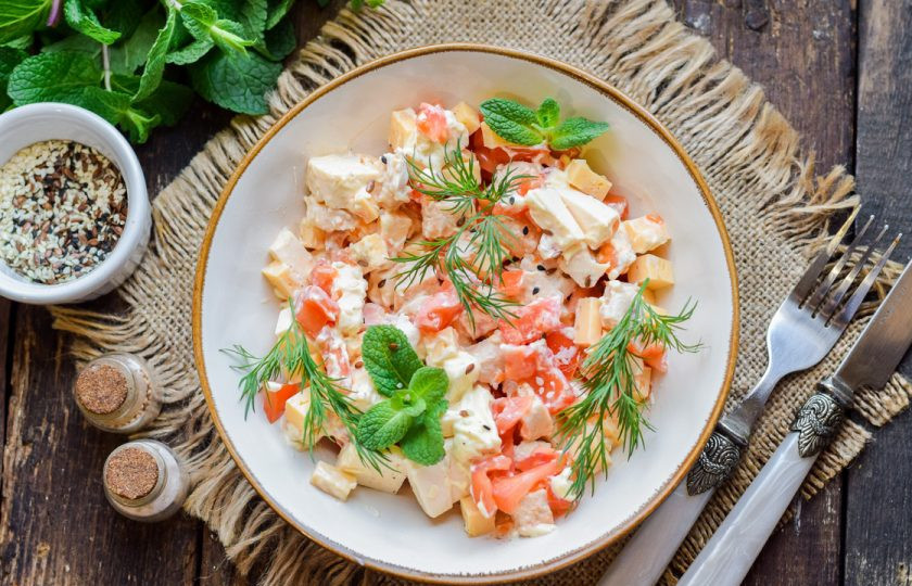 1. Этап. Салат Кокетка с курицей: Приятного аппетита!