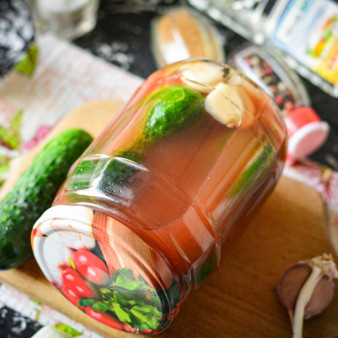 Огурцы маринованные с кетчупом на зиму