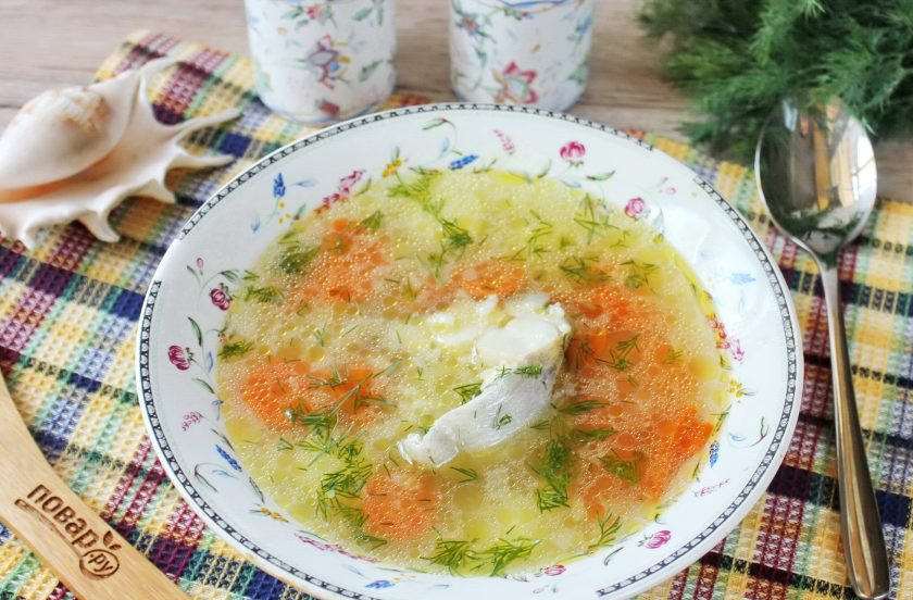 1. Этап. Уха из минтая с рисом: Уха из минтая с рисом готова. Можно подавать к столу.