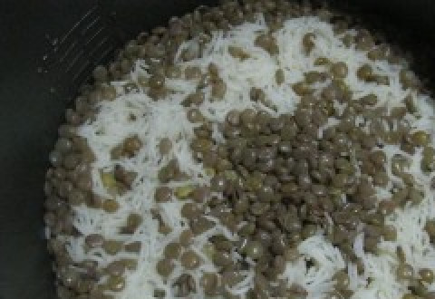 1. Этап. Плов с чечевицей и рисом: Готово!