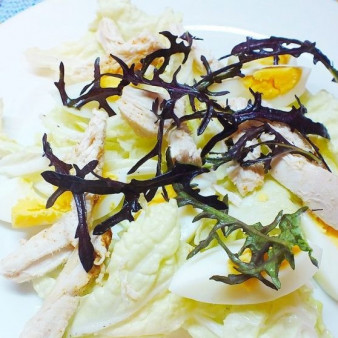 Cалат деревенский с курицей