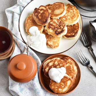 Толстые оладьи