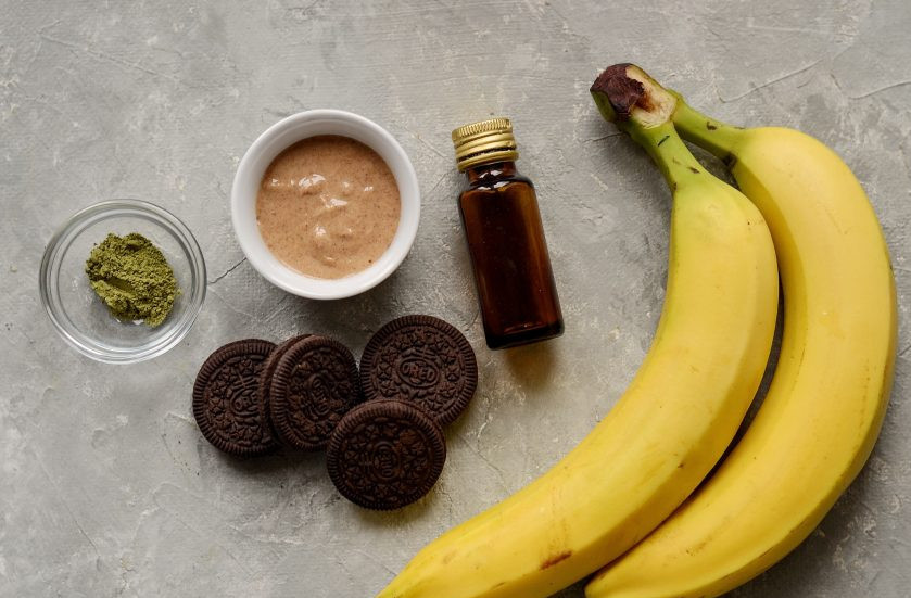 1. Этап. Веганское мороженое: Подготовьте все ингредиенты.