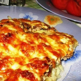 Мясо по-французски из куриного фарша