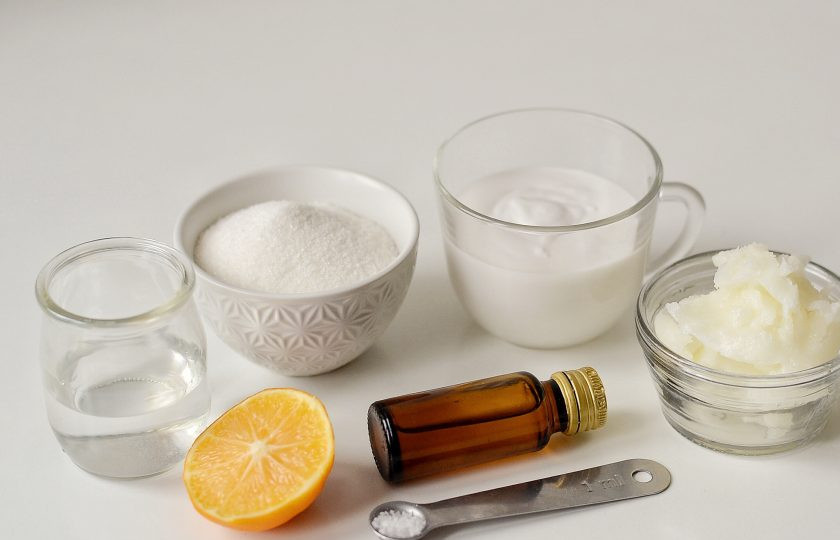 1. Этап. Кокосовая карамель: Подготовьте все ингредиенты.