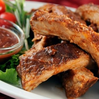 Шашлык из свиных ребрышек и маринад