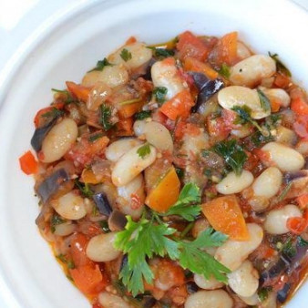 Лобио из белой фасоли